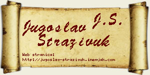 Jugoslav Straživuk vizit kartica